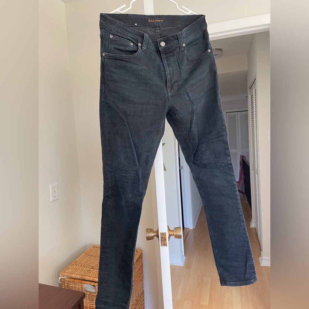 Men's Black Nudie Jeans